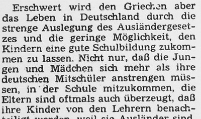 Zeitungsausschnitt der Allgemeinen Zeitung, 1978