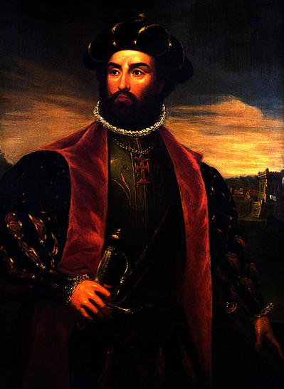 Gemälde des portugiesischen Seefahrers Vasco da Gama