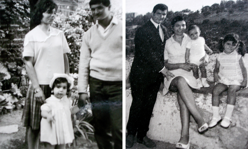 Dolores Piunno mit Familie
