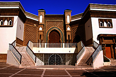 Ansicht der Moschee Mohammed V